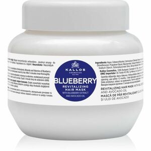 Kallos KJMN Professional Blueberry revitalizační maska pro suché, poškozené a chemicky ošetřené vlasy 275 ml obraz