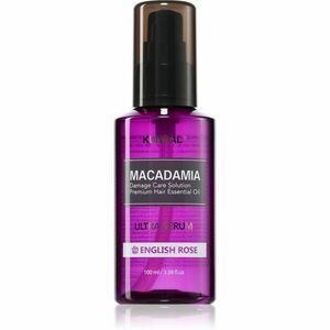 KUNDAL Macadamia Ultra Serum English Rose regenerační olejové sérum pro poškozené vlasy 100 ml obraz