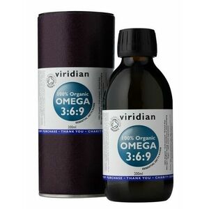 VIRIDIAN 100% Organic Omega 3: 6: 9 Oil 200 ml obraz