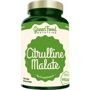 GREENFOOD NUTRITION Citrulline Malate 120 kapslí obraz