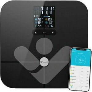 TRUELIFE FitScale W7 BT Bioelektrická impedanční bluetooth váha, černá obraz