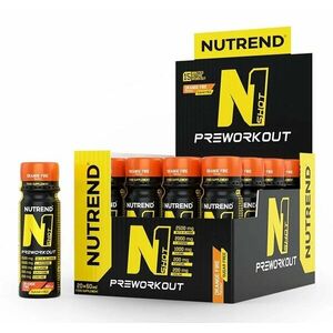 N1 Pre-Workout Shot - Nutrend 20 x 60 ml. Orange obraz