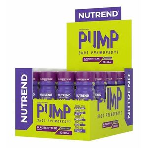 Pump Shot - Nutrend 20 x 60 ml. Blackberry+Lime obraz