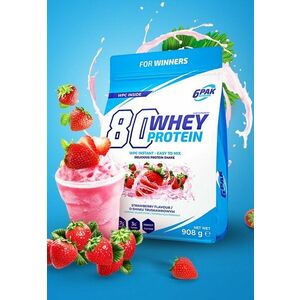 80 Whey Protein - 6PAK Nutrition 908 g Chocolate obraz