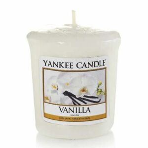 Yankee Candle Aromatická votivní svíčka Vanilla 49 g obraz