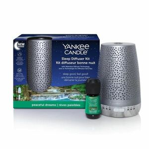 Yankee Candle Vonný difuzér Peaceful Dreams Sleep Diffuser Kit obraz