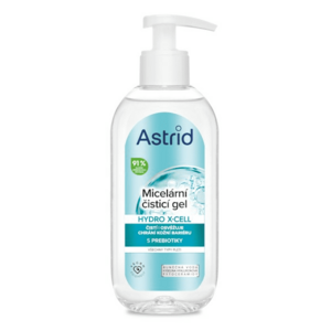 Astrid Micelární čisticí gel pro všechny typy pleti Hydro X-Cell 200 ml obraz