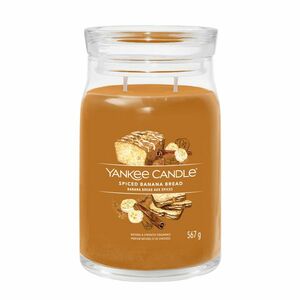 Yankee Candle Aromatická svíčka Signature sklo velké Spiced Banana Bread 567 g obraz