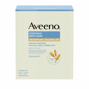 Aveeno Zklidňující ovesná koupel (Soothing Bath Soak) 8 x 42 g obraz