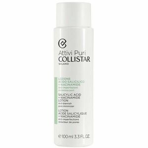 Collistar Pleťové tonikum Attivi Puri Salicylic Acid + Niacinamide (Lotion) 100 ml obraz