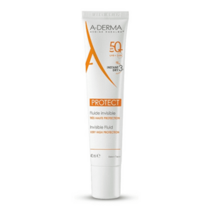 A-DERMA Ochranný fluid pro smíšenou až mastnou pleť SPF50+ Protect (Invisible Fluid) 40 ml obraz