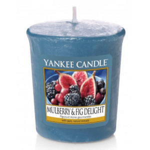 Yankee Candle Aromatická votivní svíčka Mulberry & Fig Delight 49 g obraz