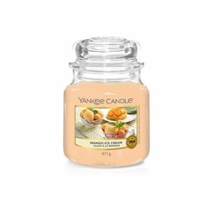 Yankee Candle Aromatická svíčka Classic střední Mango Ice Cream 411 g obraz