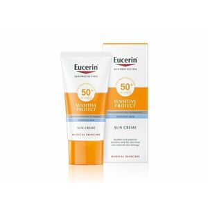 Eucerin Vysoce ochranný krém na opalování na obličej Sensitive Protect SPF 50+ 50 ml obraz