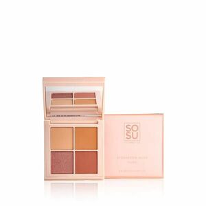 SOSU Cosmetics Paletka očních stínů Nude (Eyeshadow Quad) 4, 8 g obraz