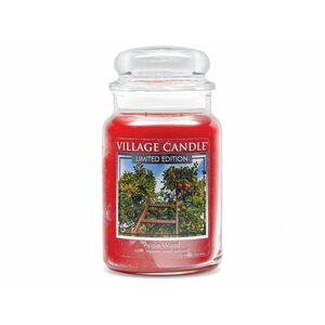 Village Candle Vonná svíčka ve skle Jabloňové dřevo (Apple Wood) 602 g obraz