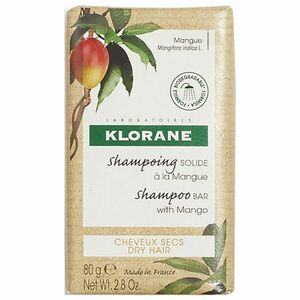 Klorane Tuhý šampon s mangem (Mango Shampoo Bar with Mango) 80 g obraz