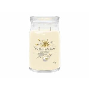 Yankee Candle Aromatická svíčka Signature sklo velké Twinkling Lights 567 g obraz