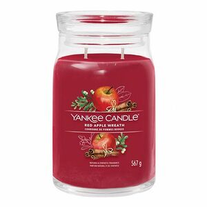 Yankee Candle Aromatická svíčka Signature sklo velké Red Apple Wreath 567 g obraz