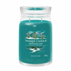 Yankee Candle Aromatická svíčka Signature sklo velké Winter Night Stars 567 g obraz