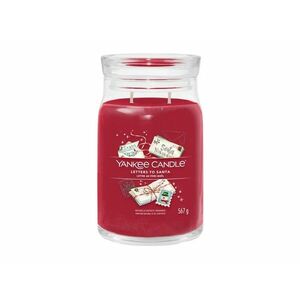 Yankee Candle Aromatická svíčka Signature sklo velké Letters To Santa 567 g obraz