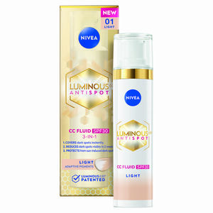 Nivea CC krém Cellular Luminous630 SPF 30 40 ml Light obraz