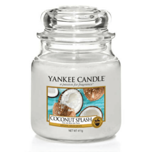 Yankee Candle Aromatická svíčka Classic střední Coconut Splash 411 g obraz