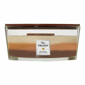 WoodWick Vonná svíčka loď Trilogy Cafe Sweets 453 g obraz