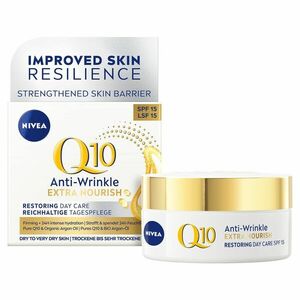 Nivea Výživný denní krém proti vráskám Q10 OF 15 (Anti-Wrinkle Extra Nourishing Cream) 50 ml obraz