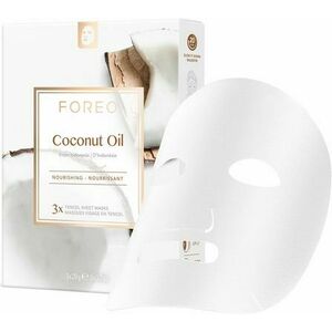 FOREO Vyživující plátýnková maska pro dehydratovanou pleť Coconut Oil (Nourishing Sheet Mask) 3 x 20 g obraz