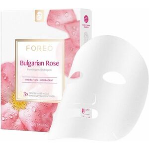 FOREO Hydratační pleťová maska pro suchou a unavenou pleť Bulgarian Rose (Hydrating Sheet Mask) 3 x 20 g obraz