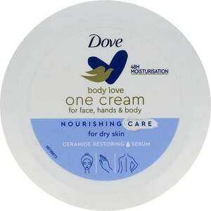 Dove Vyživující krém na obličej a tělo pro suchou pokožku Body Love (Nourishing Care) 250 ml obraz