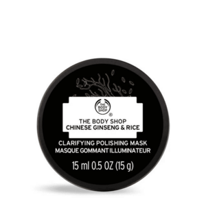 The Body Shop Exfoliační a revitalizační pleťová maska Chinese Ginseng & Rice (Clarifying Polishing Mask) 15 ml obraz