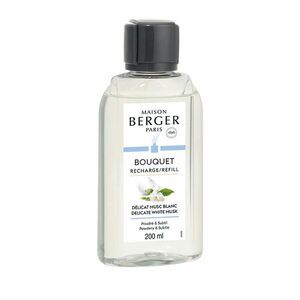 Maison Berger Paris Náplň do difuzéru Jemné bílé pižmo Delicate White Musk (Bouquet Recharge/Refill) 200 ml obraz