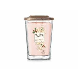 Yankee Candle Aromatická svíčka velká hranatá Snowy Tuberose 552 g obraz