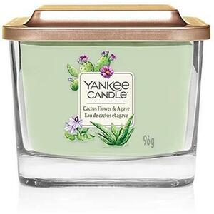 Yankee Candle Aromatická svíčka malá hranatá Cactus Flower and Agave 96 g obraz