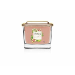 Yankee Candle Aromatická svíčka malá hranatá Jasmine and Pomelo 96 g obraz