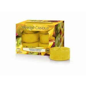 Yankee Candle Aromatické čajové svíčky Tropical Starfruit 12 x 9, 8 g obraz