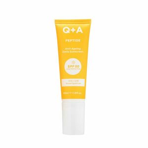 Q+A Ochranný pleťový krém proti vráskám s peptidy SPF 50 Peptide (Anti-Ageing Daily Sunscreen) 50 ml obraz