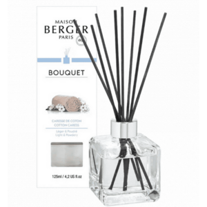 Maison Berger Paris Difuzér Cube Jemné bílé pižmo Cotton Caress 125 ml obraz