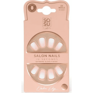 SOSU Cosmetics Umělé nehty Ombre Edge (Salon Nails) 24 ks obraz