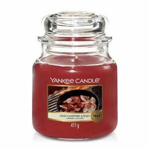 Yankee Candle Aromatická svíčka Classic Crisp Campfire Apples 411 g obraz