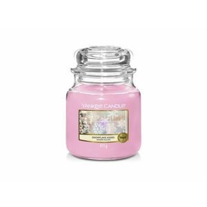 Yankee Candle Aromatická svíčka Classic střední Snowflake Kisses 411 g obraz