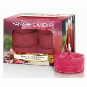 Yankee Candle Aromatické čajové svíčky Pomegranate Gin Fizz 12 x 9, 8 g obraz