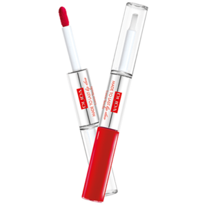 PUPA Milano Dlouhotrvající tekutá rtěnka Made To Last Lip Duo (Liquid Lip Colour) 2 x 4 ml 006 Fire Red obraz