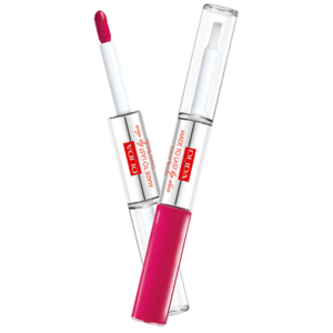 PUPA Milano Dlouhotrvající tekutá rtěnka Made To Last Lip Duo (Liquid Lip Colour) 2 x 4 ml 004 Geranium Fuchsia obraz