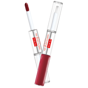 PUPA Milano Dlouhotrvající tekutá rtěnka Made To Last Lip Duo (Liquid Lip Colour) 2 x 4 ml 005 Deep Ruby obraz