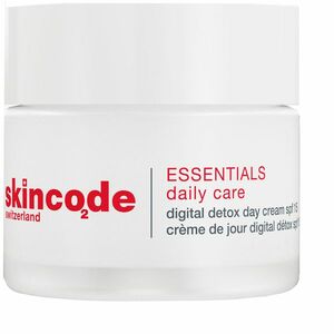 Skincode Denní pleťový krém SPF 15 Essentials (Digital Detox Day Cream) 50 ml obraz