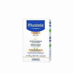 Mustela Dětské jemné mýdlo na tvář a tělo (Gentle Soap with Cold Cream) 100 g obraz