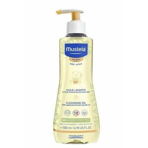 Mustela Dětský sprchový a koupelový olej pro suchou pokožku (Cleansing Oil) 500 ml obraz